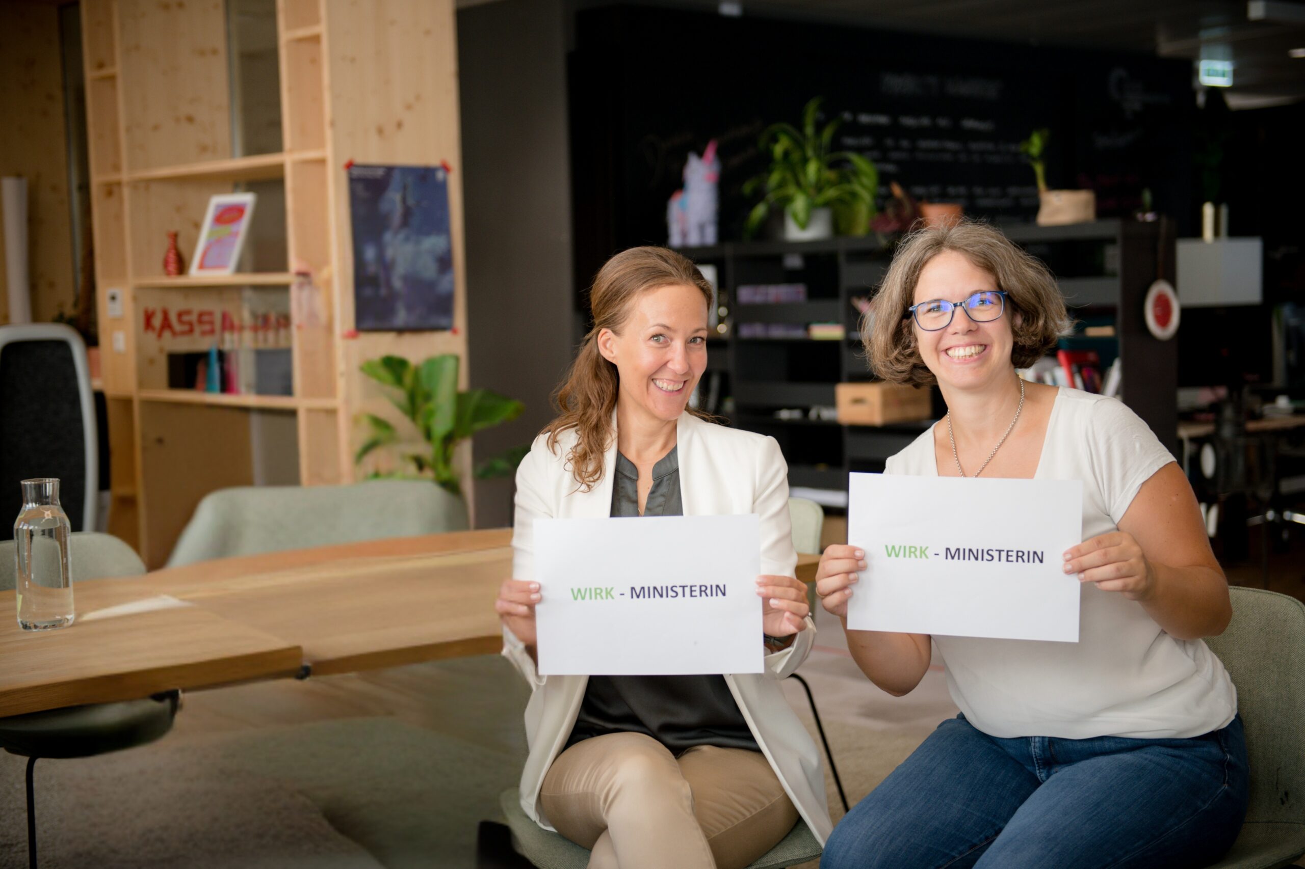 Die Wirkschaffer:innen, Verein, Portrait Marie und Nicole